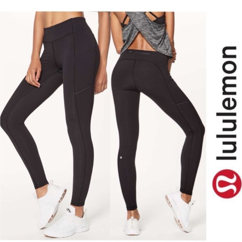 Lululemon | Black Speed Up Tight *Full-On Luxtreme 28" | Size 6